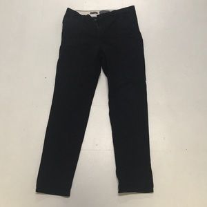 Black chinos
